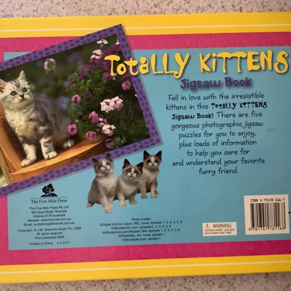 Totally Kittens Jigsaw Puzzle Book - Picture 7 of 8